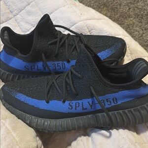 Black and Blue SPLY 350 Sneakers